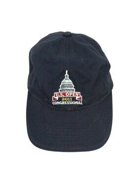US Open 2011 Congressional Golf Tournament USGA Adjustable Blue Hat Cap